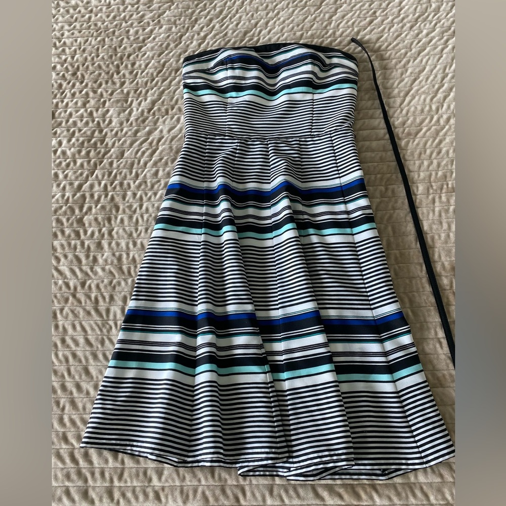 White House Black Market Monochrome Dress
